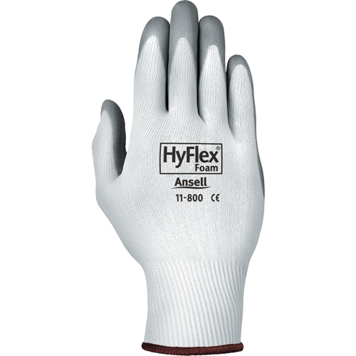 Gants Hyflex 11-800, 7/Petit, R&ecirc;vetement Mousse de nitrile, Calibre 15, Enveloppe en Nylon Action Paper