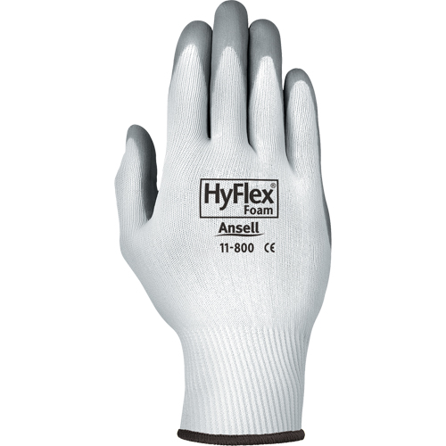 Gants Hyflex 11-800, 10/T-Grand, R&ecirc;vetement Mousse de nitrile, Calibre 15, Enveloppe en Nylon Action Paper