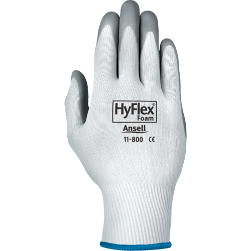 Gants Hyflex 11-800, 11/2T-Grand, R&ecirc;vetement Mousse de nitrile, Calibre 15, Enveloppe en Nylon Action Paper