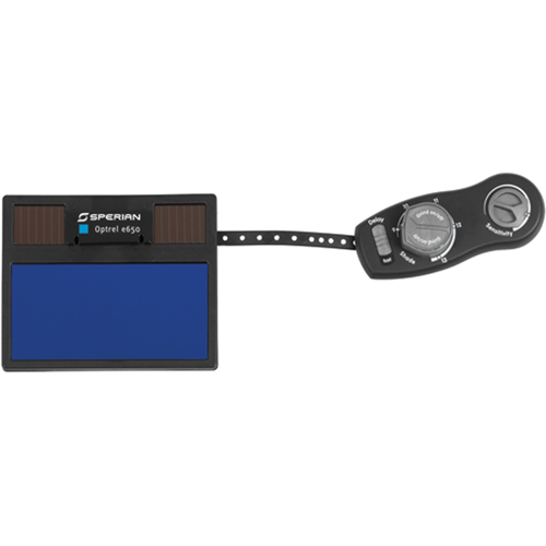 e650 Welding Helmet, 2" W x 4" H Viewing Area, For Use With e650 Action Paper