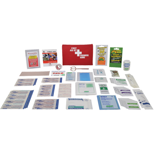 Trousses de premiers soins pour aventurier, Dispositif m&eacute;dical Classe 1, Sac en nylon Action Paper