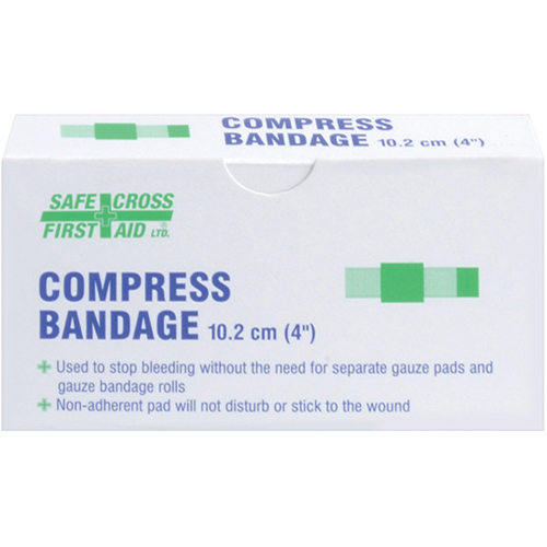 Compress (Pressure) Bandages, 4" L x 4" W Action Paper