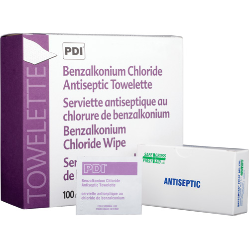 Benzalkonium Chloride Wipes, Towelette, Antiseptic Action Paper