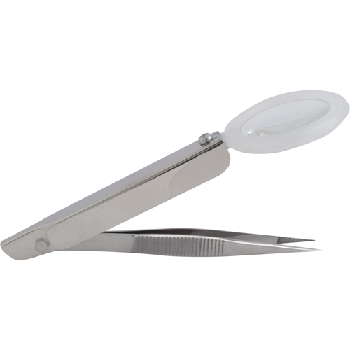 Splinter Forceps With Magnifier Action Paper