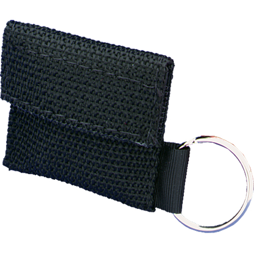 CPR Faceshields In Pouch with Key Ring, Single Use Faceshield, Class 2 Action Paper