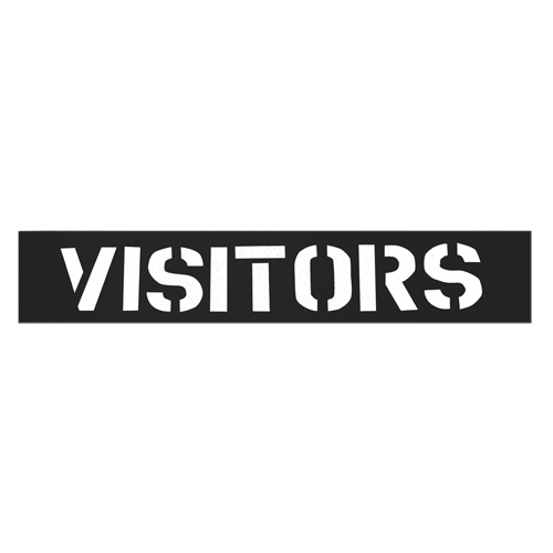 Pochoirs pour parc de stationnement, Anglais, 12" Action Paper