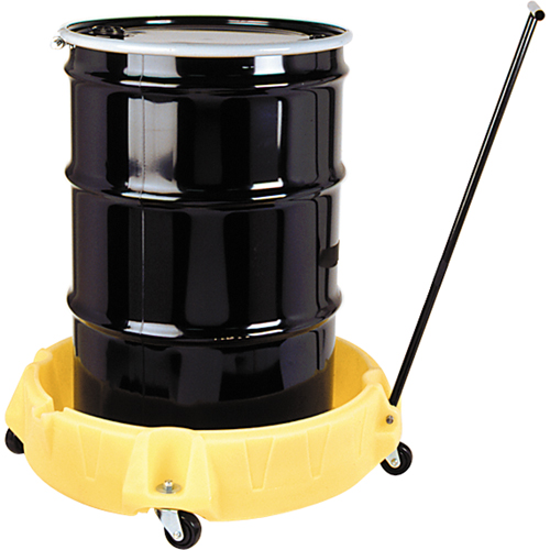 Spill Scooter, 35" dia. x 9" H, 11 US gal. Spill Cap. Action Paper