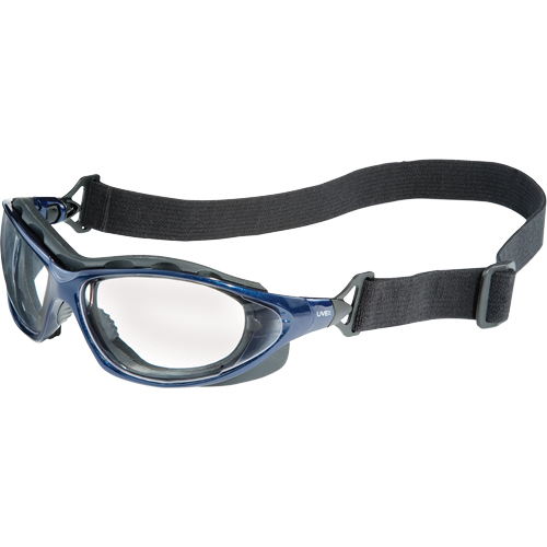 Lunettes de s&eacute;curit&eacute; &agrave; coques Uvex HydroShield Seismic, Lentille Transparent, Antibu&eacute;e/Anti-&eacute;gratignures, Ventilation Ferm&eacute; Action Paper