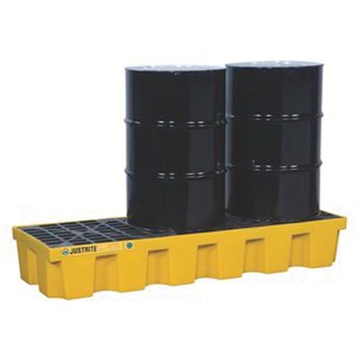 EcoPolyBlend Spill Control Pallets - Without Drain, 75 US gal. Spill Capacity, 73" x 25" x 11.6" Action Paper