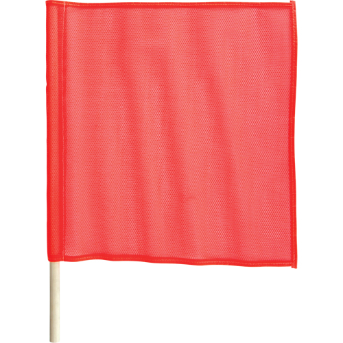Traffic Safety Flags, Mesh, With Handle Action Paper
