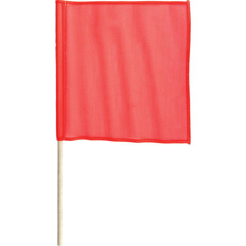 Traffic Safety Flags, Mesh, With Handle Action Paper