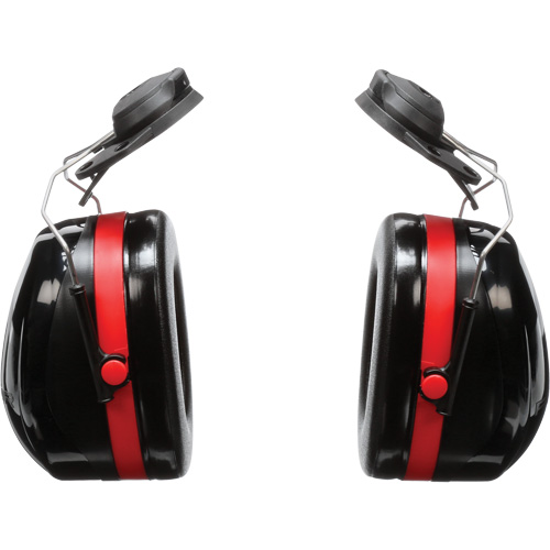 Serres-t&ecirc;tes de s&eacute;rie Peltor Optime 105, Fixation pour casque, 27 NRR dB Action Paper