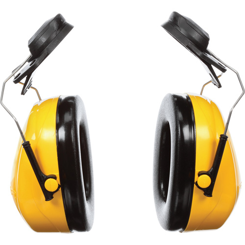 Peltor Optime 98 Series Earmuffs, Cap Mount, 23 NRR dB Action Paper