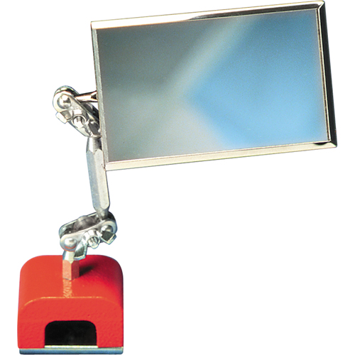 Miroir d'inspection, Rectangulaire, 3-1/2" lo x 2" la, T&eacute;lescopique Action Paper