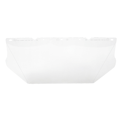 V-Gard&reg; Visors for General Purpose, Polycarbonate, Clear Tint Action Paper