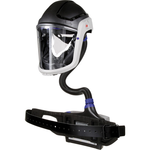 Trousse industrielle lourde pour APR motoris&eacute; TR-600 de Versaflo, Capuchon & visi&egrave;re, Pile Lithium-ion Action Paper