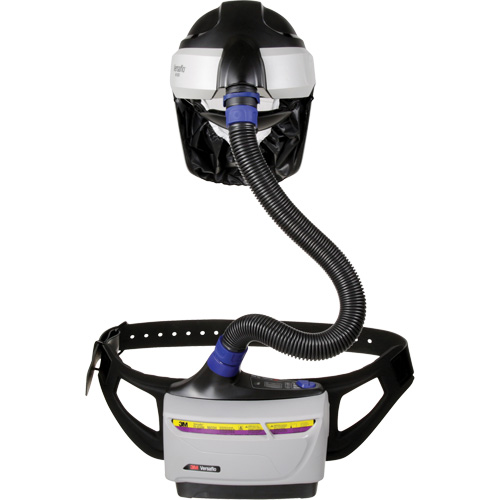 Trousse industrielle lourde pour APR motoris&eacute; TR-600 de Versaflo, Capuchon & visi&egrave;re, Pile Lithium-ion Action Paper
