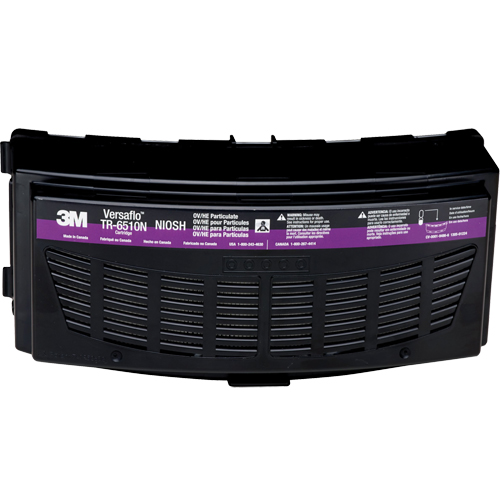 Versaflo Powered Air Purifying Respirator Cartridge, Organic Vapour, Pack of 1 Action Paper