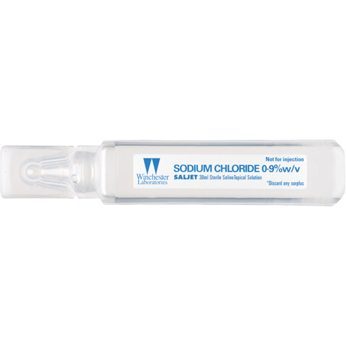 Solution saline Saljet, dose unique, 1,01 oz Action Paper