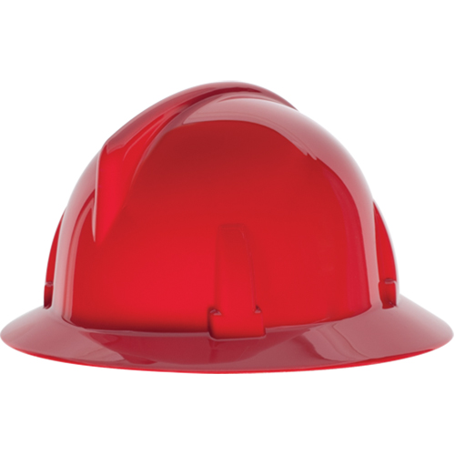 TopGard&reg; Full Brim Hardhat, Meets CSA Type 1, Ratchet Suspension, Non-Vented Action Paper