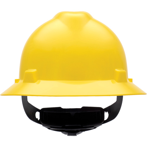 V-Gard&reg; Full Brim Hardhat, Meets CSA Type 1, Ratchet Suspension, Non-Vented Action Paper