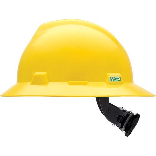 V-Gard&reg; Full Brim Hardhat, Meets CSA Type 1, Ratchet Suspension, Non-Vented Action Paper
