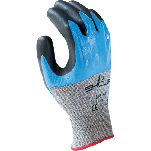 Gants S-Tex 376, Taille Grand/8, Calibre 13, Rev&ecirc;tement Mousse de nitrile, Enveloppe en Polyester/Acier inoxydable, ANSI/ISEA 105 niveau 4 Action Paper