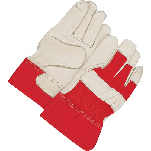 Classic Fitter Gloves, X-Large, Grain Cowhide Palm, Fleece Inner Lining Action Paper