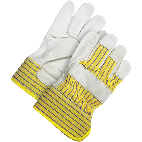 Classic Fitter Gloves, One Size, Grain Cowhide Palm, Fleece Inner Lining Action Paper