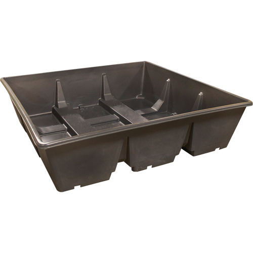 IBC Sump Bin, 385 US gal. Spill Capacity, 76" x 76" x 20" Action Paper