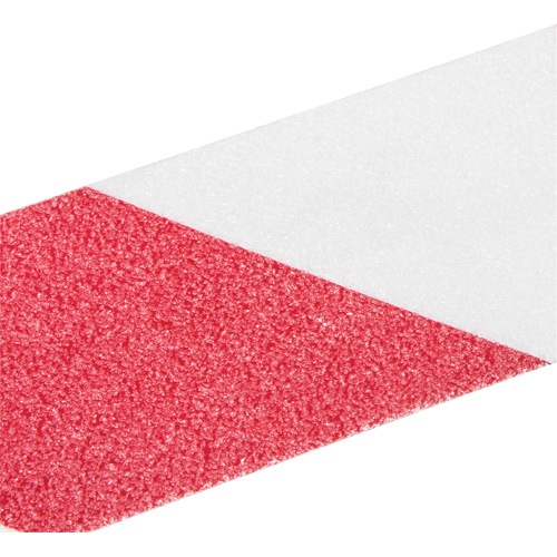 Ruban antid&eacute;rapant de premi&egrave;re qualit&eacute;, 2" x 60', Rouge & blanc Action Paper