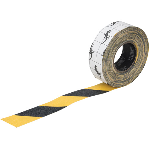 Premium Anti-Skid Tape, 2" x 60', Black & Yellow Action Paper