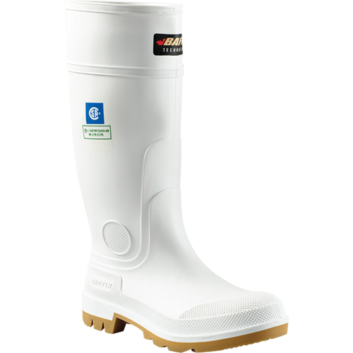 Bully Boots, Rubber, Steel Toe, Size 8 Action Paper