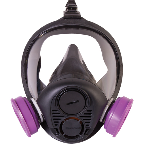 North&reg; RU6500 Series Full Facepiece Respirator, Silicone, Medium Action Paper