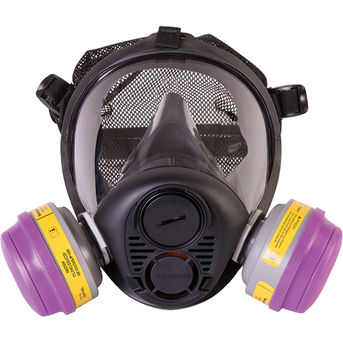 North&reg; RU6500 Series Full Facepiece Respirator, Silicone, Large Action Paper