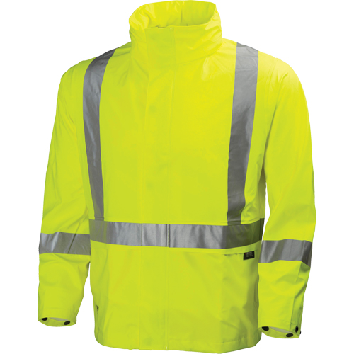 Narvik Rainwear - Jacket, Polyester, High Visibility Lime-Yellow, Small Action Paper