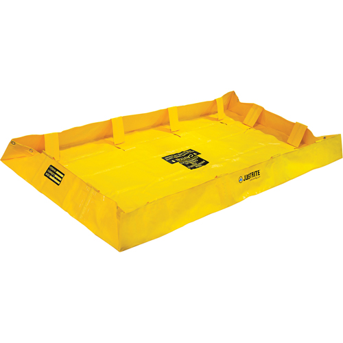 Berme de confinement Lite QuickBerm , Capacit&eacute; 159 gal., 4' la x 8' lo x 8" h, Support &agrave; encliqueter Action Paper