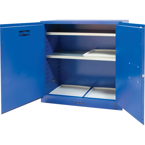 Armoire pour liquides corrosifs, 30 gal., 43" x 44" x 18" Action Paper