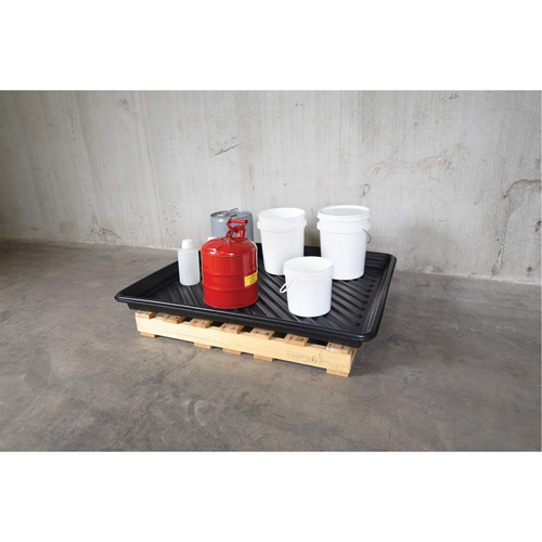 Ultra-Utility Trays&reg;, 36" L x 36" W x 4.75" H, 27 US gal. Spill Capacity Action Paper