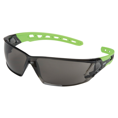 Z2500 Series Safety Glasses, Grey/Smoke Lens, Anti-Scratch, ANSI Z87+/Meets/Exceeds CSA Z94.3 Action Paper