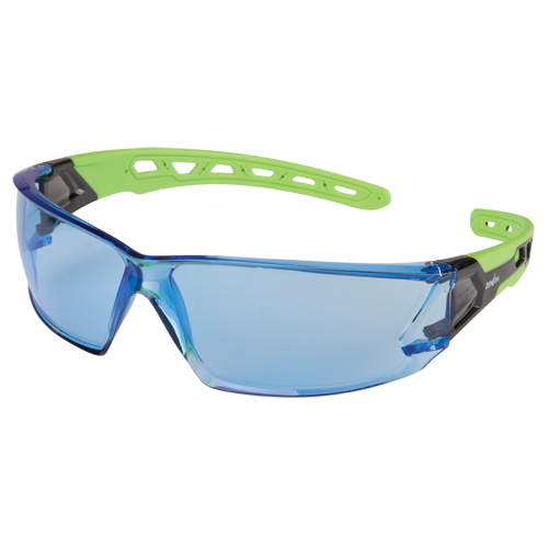Z2500 Series Safety Glasses, Blue Lens, Anti-Scratch, ANSI Z87+/Meets/Exceeds CSA Z94.3 Action Paper