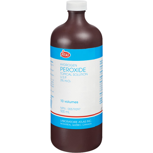 Hydrogen Peroxide, Liquid, Antiseptic Action Paper