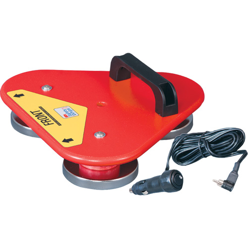 Support porte-drapeau Safety Whip, Fixation Aimant Action Paper