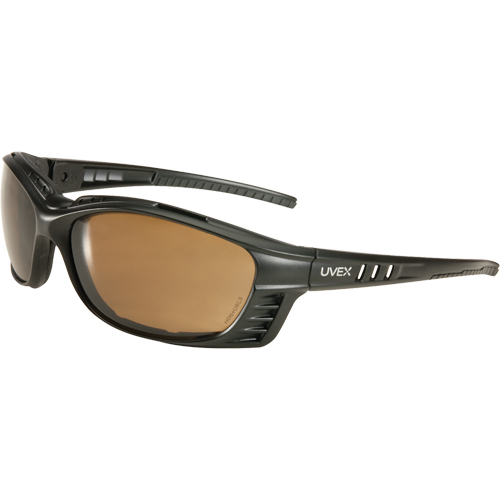 Uvex&reg; Livewire Safety Glasses with HydroShield Lenses, Espresso Lens, Anti-Fog, Meets/Exceeds CSA Z94.3 Action Paper