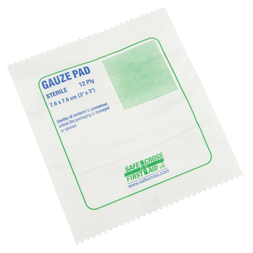 Gaze, Tampon, 3" lo x 3" la, St&eacute;rile, Dispositif m&eacute;dical Classe 1 Action Paper