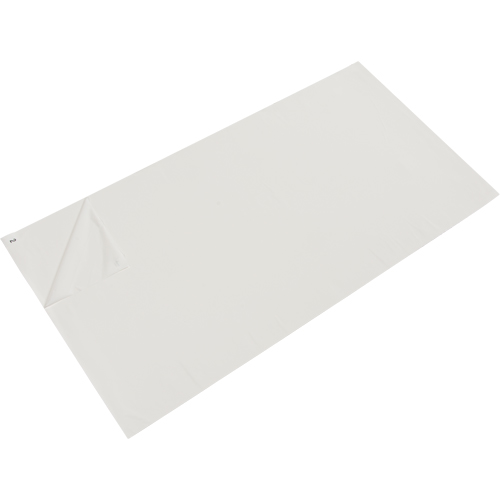 Peel-Away Cleanroom Mat Refills, 1.57 mils Thick, 1-1/2' W, 3' L x White Action Paper