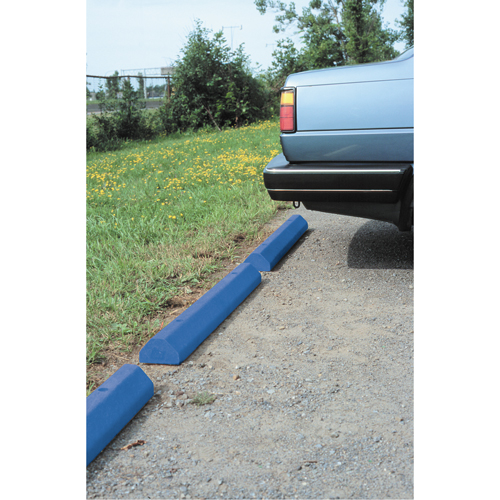 Car Stops, Plastic, 6' L, Blue Action Paper