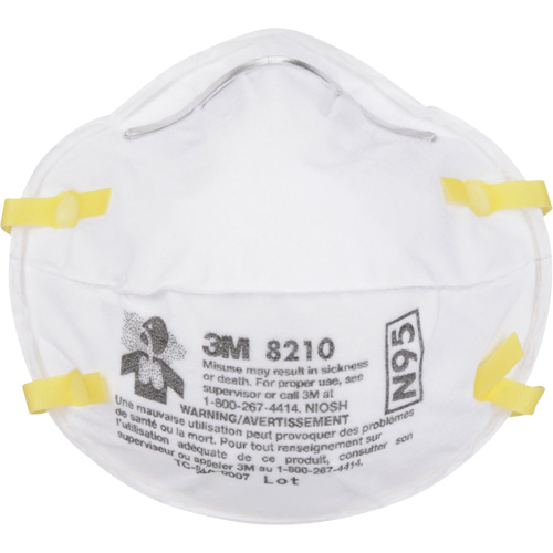 8210 Particulate Respirators, N95, NIOSH Certified Action Paper