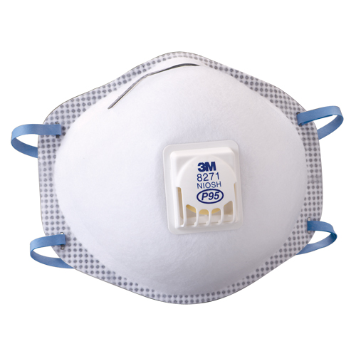 Respirateurs contre les particules 8271, P95, Certifi&eacute; NIOSH Action Paper