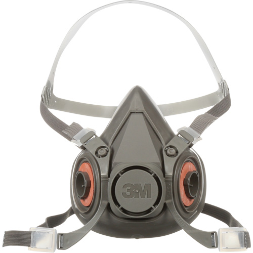 Respirateur r&eacute;utilisable &agrave; demi-masque s&eacute;rie 6000, Thermoplastique, Grand Action Paper